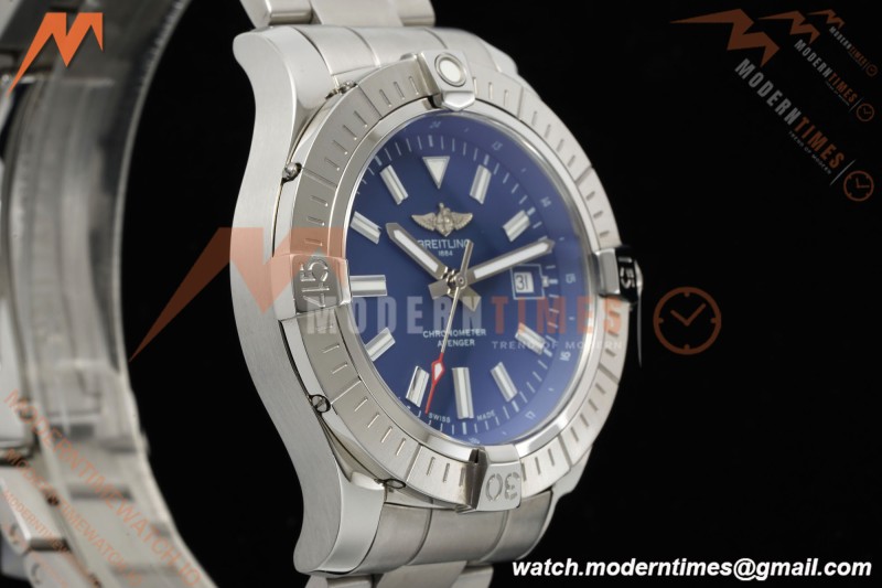 Breitling - Avenger Automatic 43mm SS/SS Blue/Stk TF V2 A2824