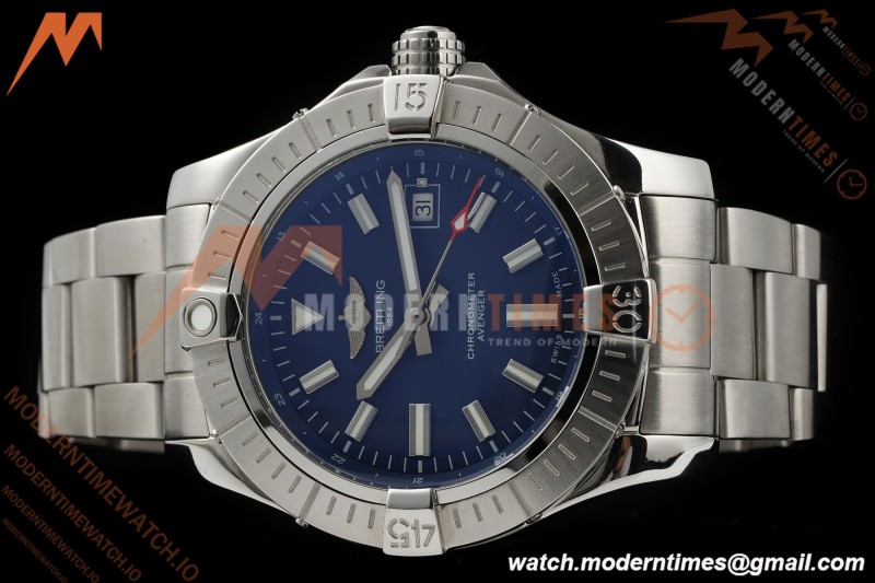 Breitling - Avenger Automatic 43mm SS/SS Blue/Stk TF V2 A2824