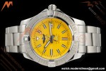 Breitling - Avenger Automatic 43mm SS/SS Yelw/Stk TF V2 A2824 | 브라이틀링 - 어벤저 오토매틱 43mm SS/SS 옐로우/스틸 TF V2 A2824