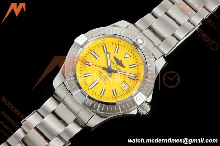 Breitling - Avenger Automatic 43mm SS/SS Yelw/Stk TF V2 A2824