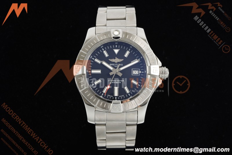 Breitling - Avenger Automatic 43mm SS/SS Blk/Stk TF V2 A2824