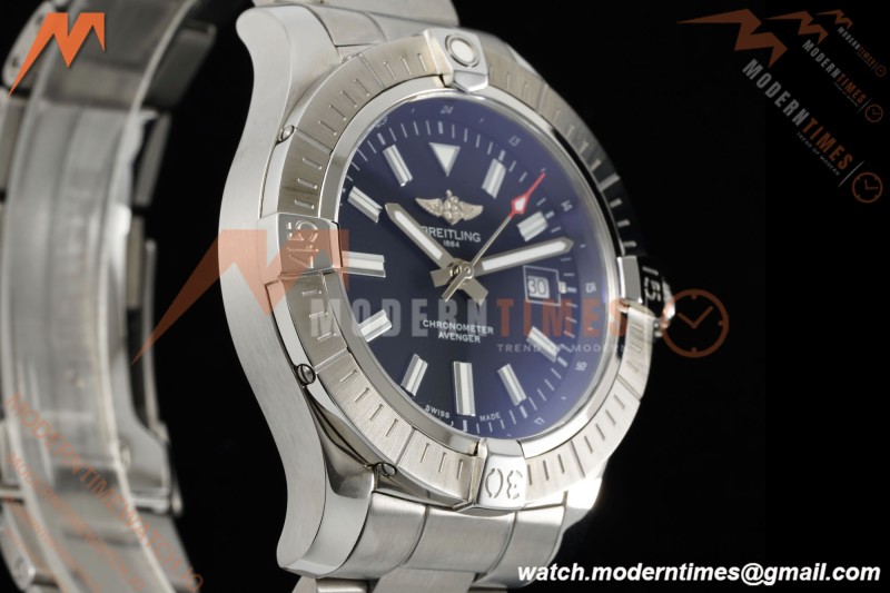 Breitling - Avenger Automatic 43mm SS/SS Blk/Stk TF V2 A2824