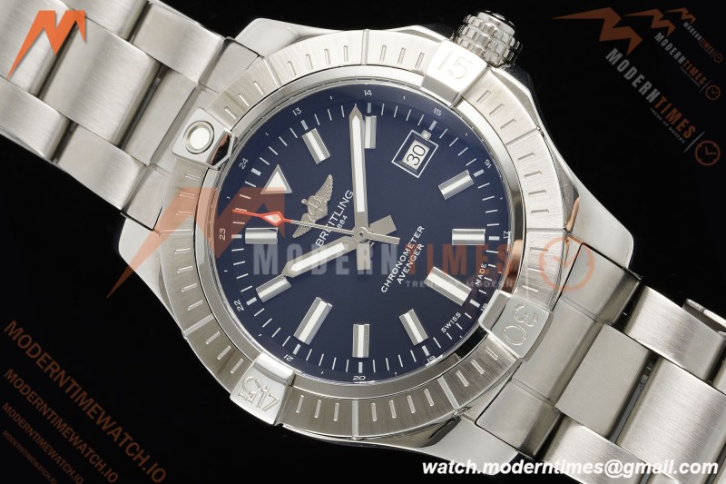 Breitling - Avenger Automatic 43mm SS/SS Blk/Stk TF V2 A2824