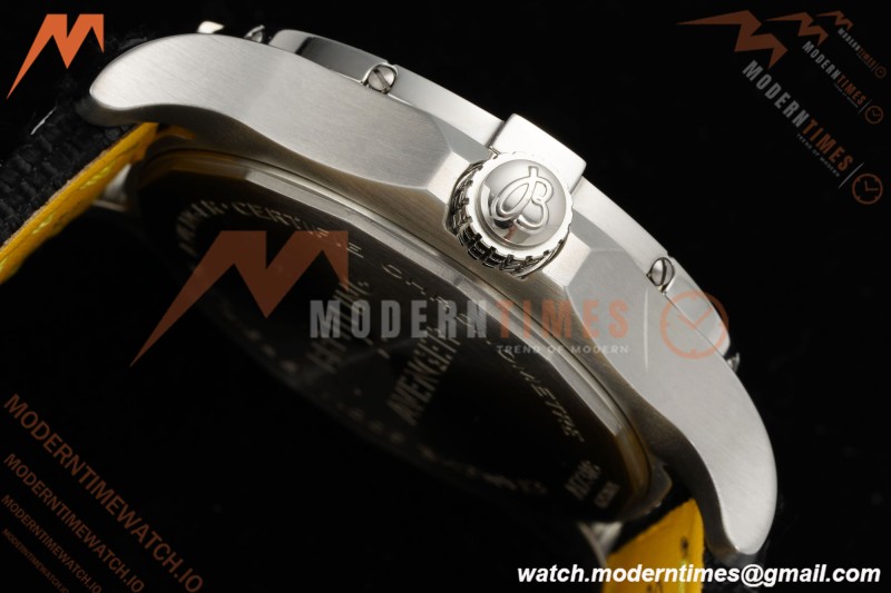 Breitling - Avenger Automatic 43mm SS/NY Yelw/Stk TF V2 A2824
