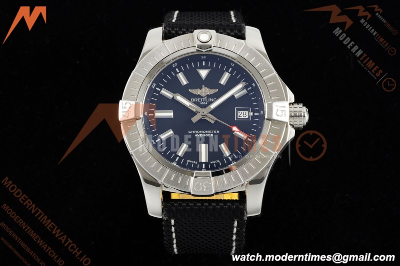 Breitling - Avenger Automatic 43mm SS/NY Blk/Stk TF V2 A2824