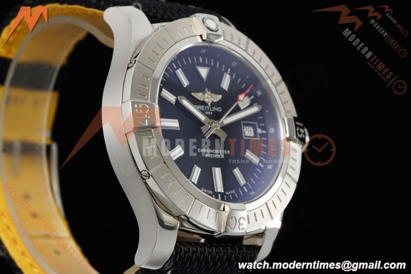 Breitling - Avenger Automatic 43mm SS/NY Blk/Stk TF V2 A2824