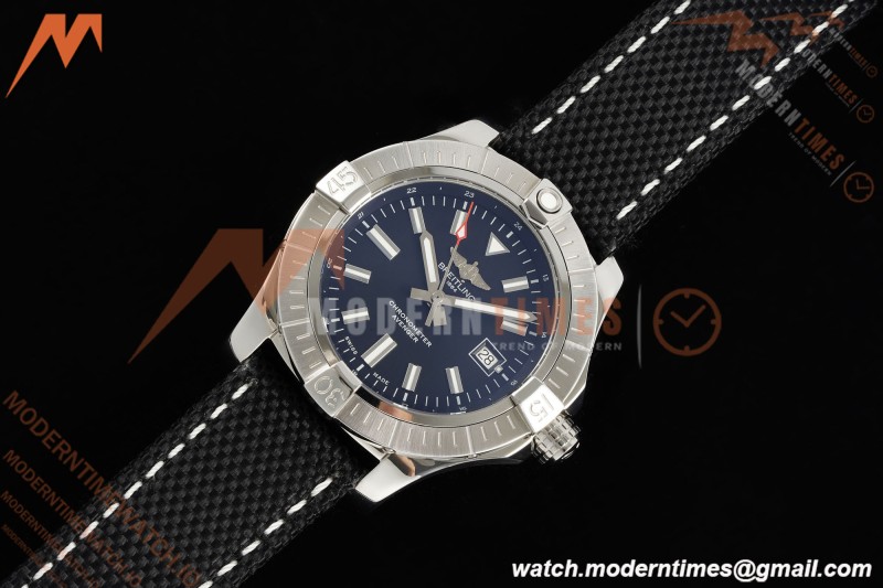 Breitling - Avenger Automatic 43mm SS/NY Blk/Stk TF V2 A2824