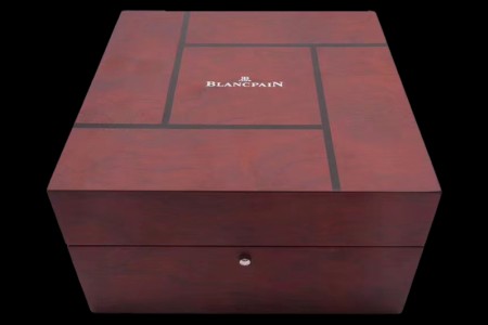 Blancpain - Red Wooden Box Set 1:1 Quality With Booklet and Card