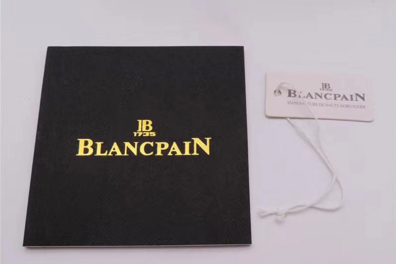 Blancpain - Red Wooden Box Set 1:1 Quality With Booklet and Card