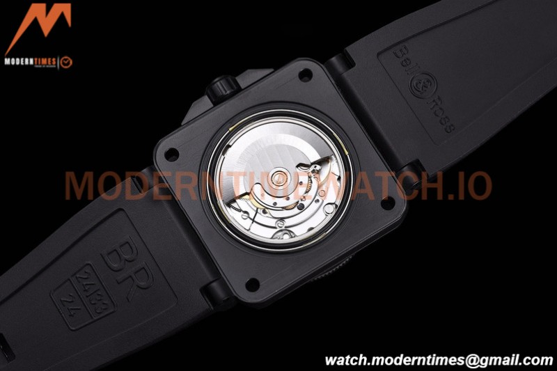 Bell & Ross - BR03-92 Diver Full Lum 42 mm DLC/RU White BRF A2824
