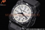 Bell & Ross - BR03-92 Diver Full Lum 42 mm DLC/RU White BRF A2824