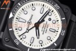 Bell & Ross - BR03-92 Diver Full Lum 42 mm DLC/RU White BRF A2824