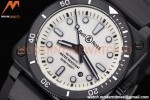 Bell & Ross - BR03-92 Diver Full Lum 42 mm DLC/RU White BRF A2824