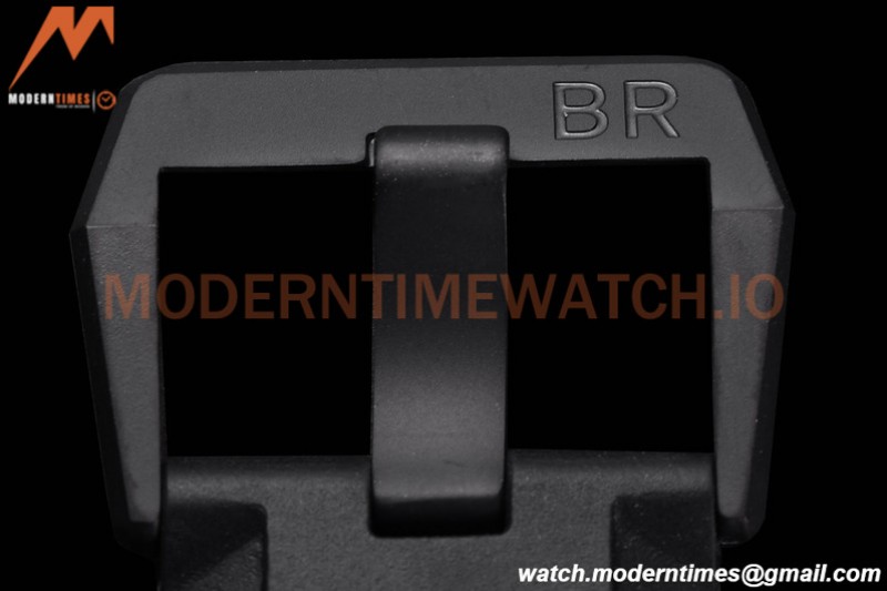 Bell & Ross - BR03-92 Diver Full Lum 42 mm DLC/RU Orng BRF A2824