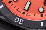 Bell & Ross - BR03-92 Diver Full Lum 42 mm DLC/RU Orng BRF A2824