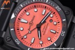 Bell & Ross - BR03-92 Diver Full Lum 42 mm DLC/RU Orng BRF A2824