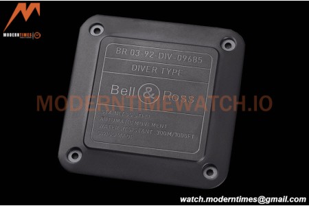 Bell & Ross - BR03-92 Diver Full Lum 42 mm DLC/RU Black BRF A2824
