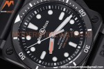 Bell & Ross - BR03-92 Diver Full Lum 42 mm DLC/RU Black BRF A2824
