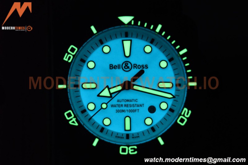 Bell & Ross - BR03-92 Diver Full Lum 42mm Cer/RU Blue M+F A2892