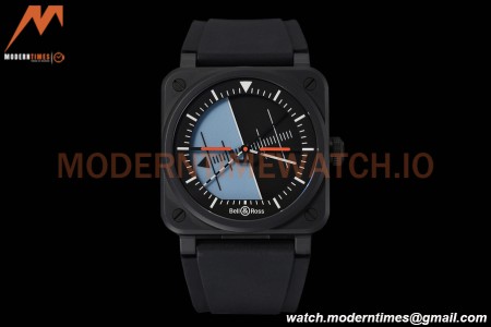 Bell & Ross - BR03-92 41mm Horizon Limited Edition Cer/RU Gyroscopes Dial M+F A2892