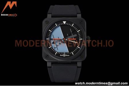 Bell & Ross - BR03-92 41mm Horizon Limited Edition Cer/RU Gyroscopes Dial M+F A2892
