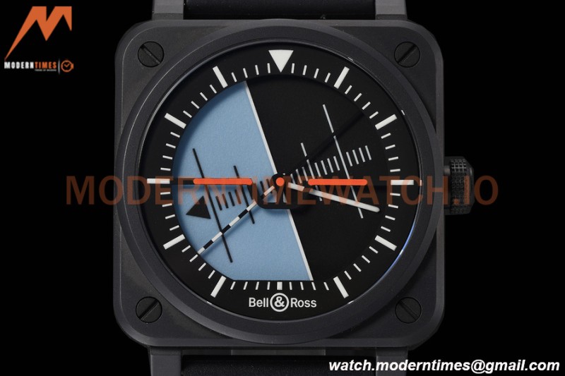 Bell & Ross - BR03-92 41mm Horizon Limited Edition Cer/RU Gyroscopes Dial M+F A2892