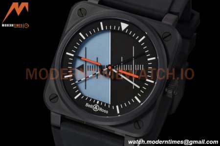 Bell & Ross - BR03-92 41mm Horizon Limited Edition Cer/RU Gyroscopes Dial M+F A2892