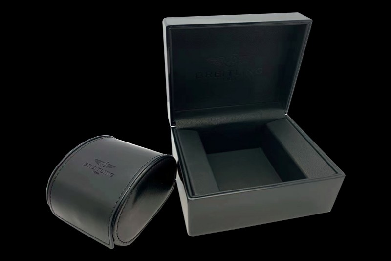 Breitling - High Quality Black Arc Wooden Box Set