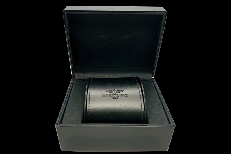 Breitling - High Quality Black Arc Wooden Box Set