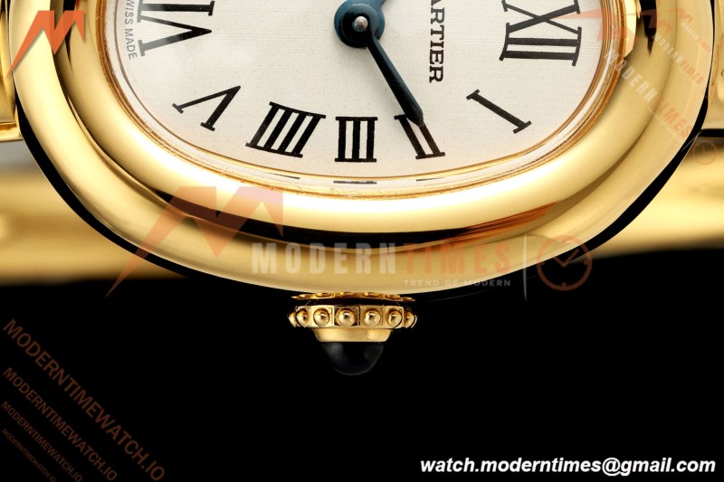 Cartier - Baignoire Ladies 24.6mm YG/YG White Roman Size 17 BLSF Swiss Quartz | 까르띠에 - 베누아르 여성용 24.6mm YG/YG 화이트 로만 사이즈 17 BLSF 스위스 쿼츠