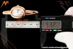 Cartier - Baignoire Ladies 24.6mm RG/RG White Roman Size 16 BLSF Swiss Quartz