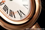 Cartier - Baignoire Ladies 24.6mm RG/RG White Roman Size 17 BLSF Swiss Quartz