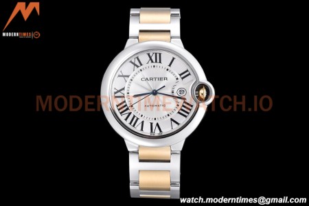 Cartier - Balion Bleu De Cartier 42mm Automatic YG/SS White GDF MY8215