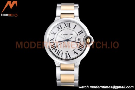 Cartier - Balion Bleu De Cartier 42mm Automatic YG/SS White GDF MY8215