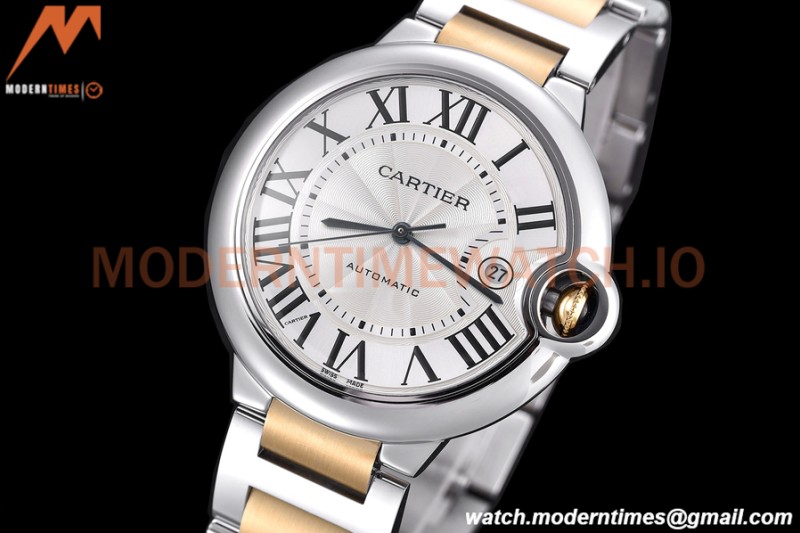 Cartier - Balion Bleu De Cartier 42mm Automatic YG/SS White GDF MY8215