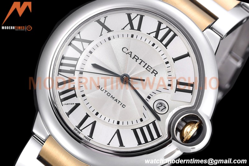Cartier - Balion Bleu De Cartier 42mm Automatic YG/SS White GDF MY8215