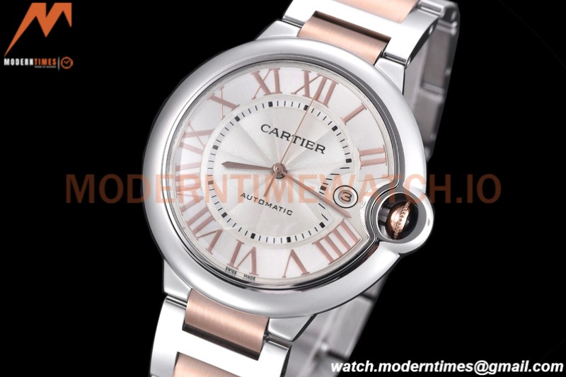 Cartier - Balion Bleu De Cartier 42mm Automatic RG/SS White GDF MY8215
