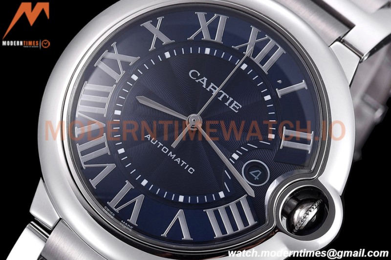 Cartier - Balion Bleu De Cartier 42mm Automatic SS/SS Blue GDF MY8215