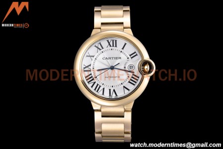 Cartier - Ballon Bleu De Cartier 42mm Automatic YG/YG White GDF MY8215
