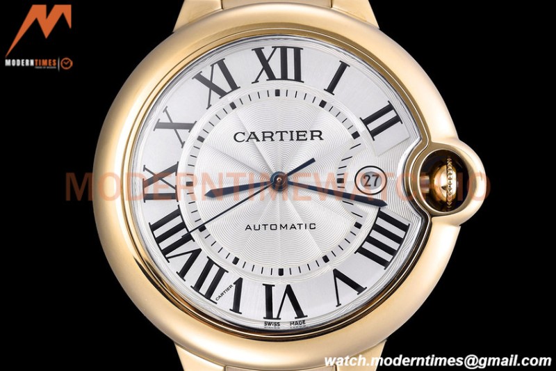 Cartier - Ballon Bleu De Cartier 42mm Automatic YG/YG White GDF MY8215