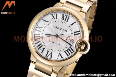 Cartier - Ballon Bleu De Cartier 42mm Automatic YG/YG White GDF MY8215