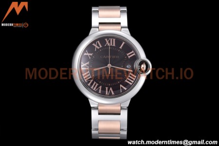 Cartier - Balion Bleu De Cartier 42mm Automatic RG/SS Black GDF MY8215