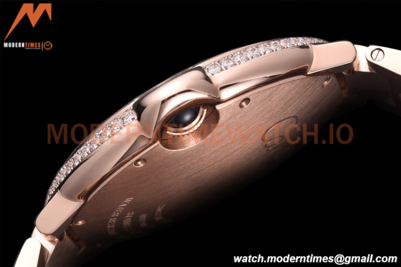 Cartier - Balion Bleu De Cartier 42mm Automatic Diamond RG/RG White GDF MY8215