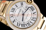 Cartier - Balion Bleu De Cartier 42mm Automatic Diamond YG/YG White GDF MY8215