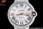 Cartier - Balion Bleu De Cartier 42mm Automatic Diamond SS/SS White GDF MY8215