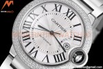 Cartier - Balion Bleu De Cartier 42mm Automatic Diamond SS/SS White GDF MY8215