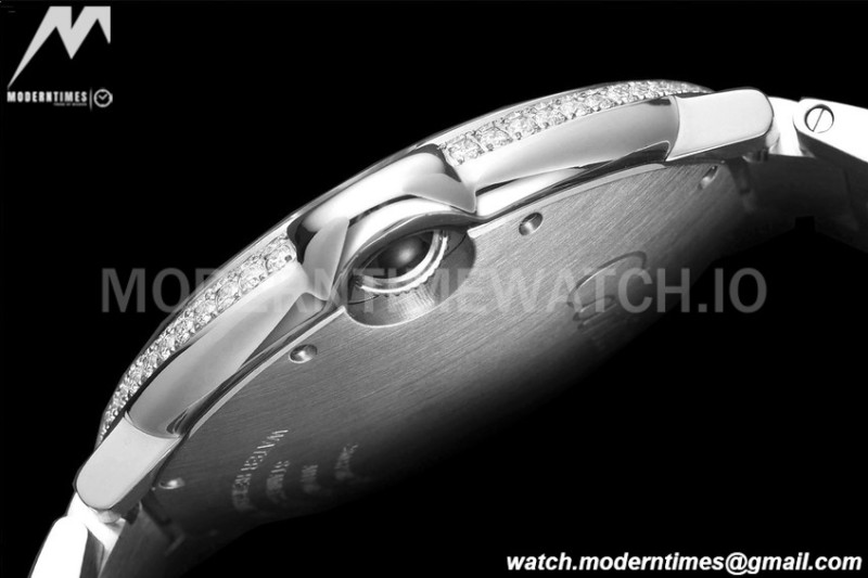 Cartier - Balion Bleu De Cartier 42mm Automatic Diamond SS/SS White GDF MY8215