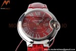 Cartier - Ballon Bleu De Cartier 33mm Automatic SS/LE Red AF NH05