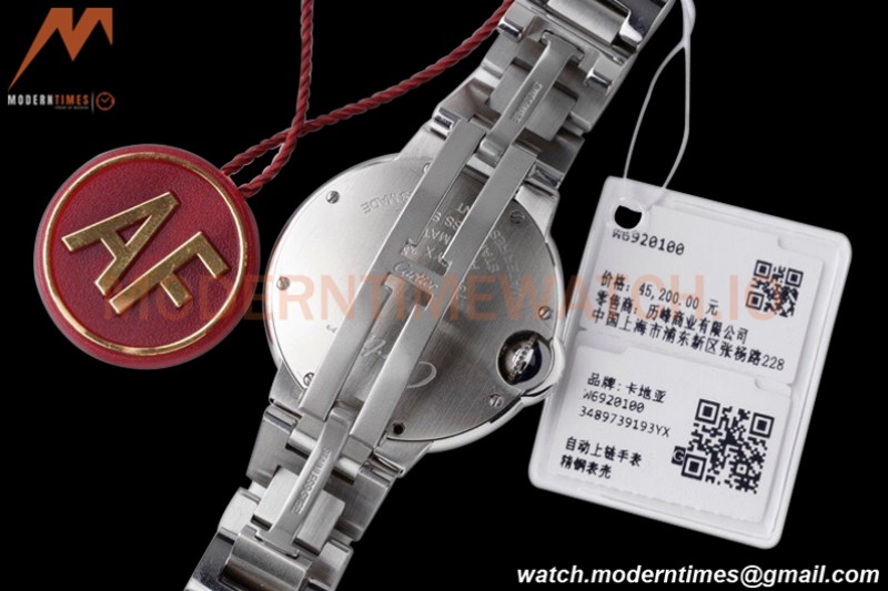Cartier - Ballon Bleu De Cartier 33mm Automatic SS/SS Pink AF NH05