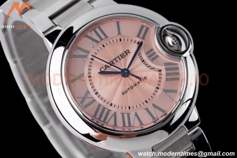 Cartier - Ballon Bleu De Cartier 33mm Automatic SS/SS Pink AF NH05